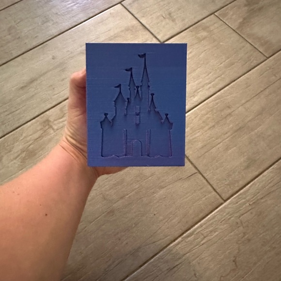 Blue Castle-Themed Pencil Holder 3D printed - Picture 6 of 9